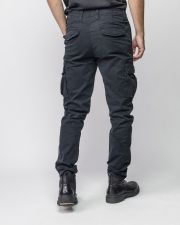 BLACK MEN'S SIDE POCKET PANTS