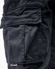 BLACK MEN'S SIDE POCKET PANTS