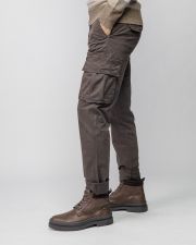 BROWN MEN'S SIDE POCKET PANTS