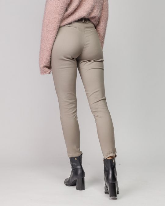 BROWN WOMEN'S CHINO PANTS 2D25FW1596LP1301