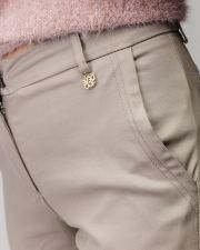 BROWN WOMEN'S CHINO PANTS
