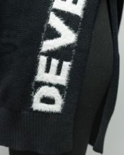 BLACK WOMEN'S KNITTED DRESS