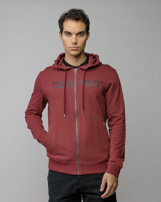 BORDEAUX MEN'S ZIP SWEATER 1D25FW4074KA0705