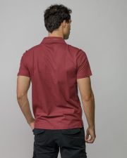BORDEAUX MEN'S SHORT SLEEVE POLO SHIRT