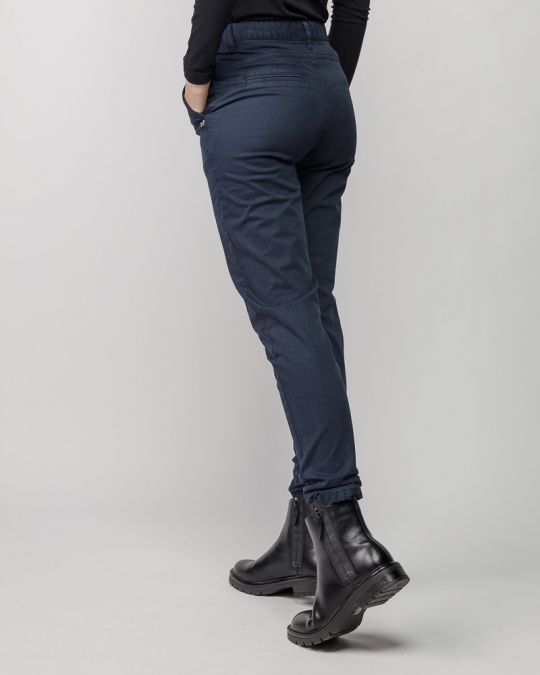 BLUE WOMEN'S CHINO PANTS 2D25FW1541LP6106