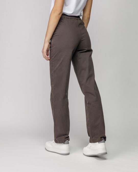 BROWN WOMEN'S CHINO PANTS 2D25FW1542LP6106