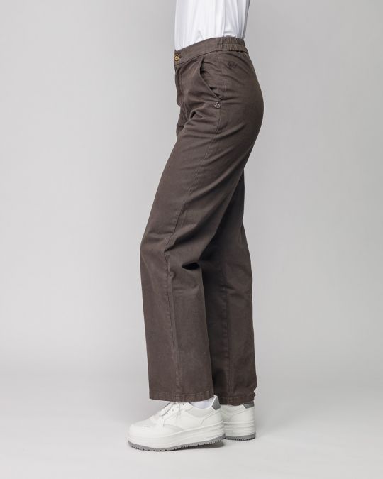 BROWN WOMEN'S CHINO PANTS 2D25FW1542LP6106