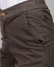 BROWN WOMEN'S CHINO PANTS
