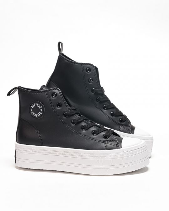 BLACK WOMEN'S SNEAKERS - MEGI DE25FW3521PU BF