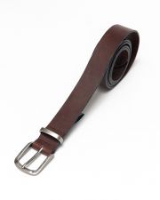 BROWN MEN'S LEATHER BELT