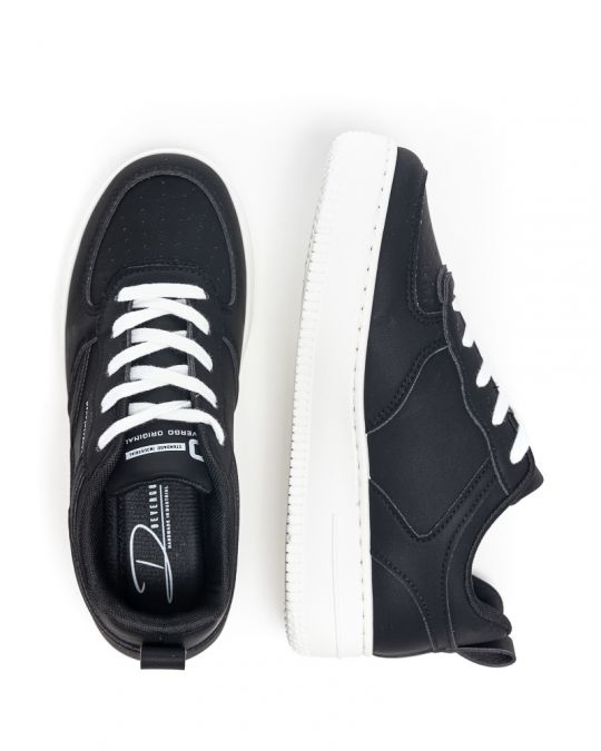 BLACK WOMEN'S SNEAKER - SARA DE25FW5527PU UL