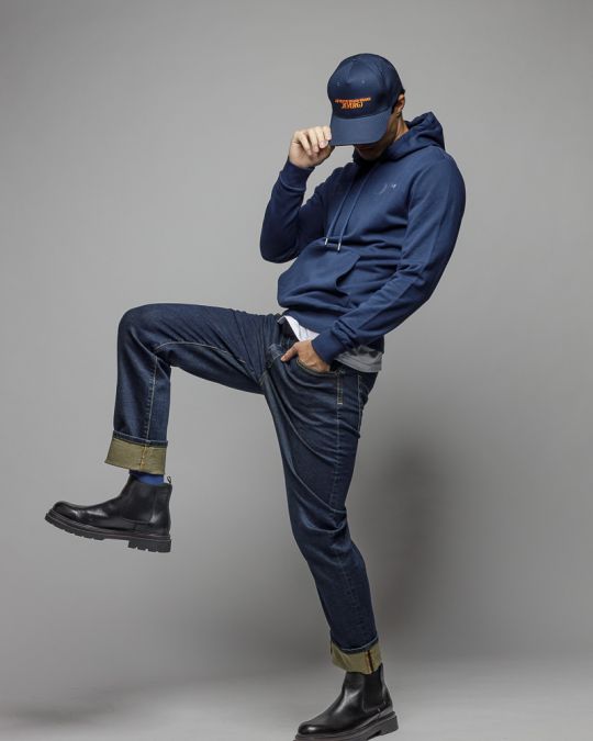 BLUE MEN'S SWEATER 1D25FW4098LS0705