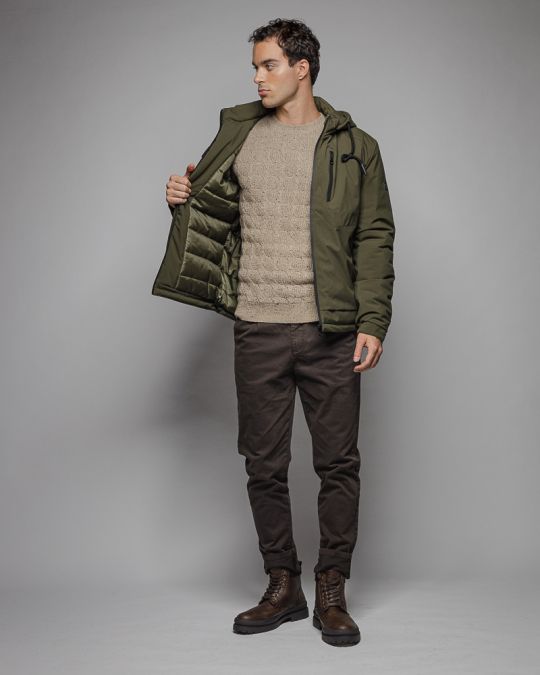 KHAKI MEN'S JACKET 1D25FW3028KA1600