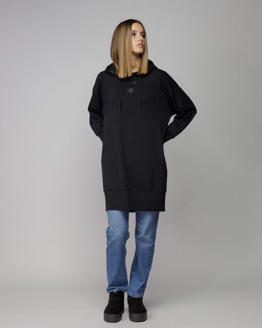 BLACK WOMEN'S SPORTY DRESS 2D25FW9592DR1201