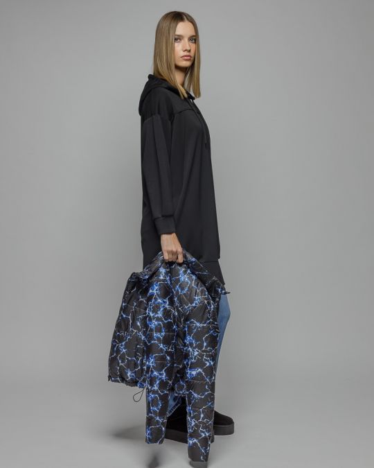 BLACK WOMEN'S SPORTY DRESS 2D25FW9592DR1201
