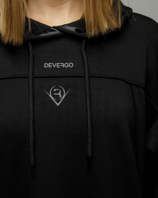 BLACK WOMEN'S SPORTY DRESS 2D25FW9592DR1201