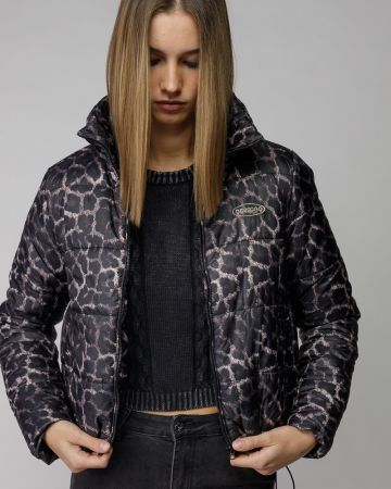 BROWN WOMEN'S SHORT COAT 2D25FW3592KA1600