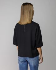 BLACK WOMEN'S SHORT SLEEVE T-SHIRT