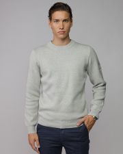 BEIGE MEN'S KNITTED SWEATER