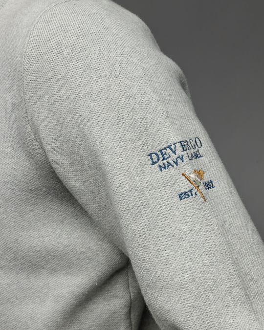 BEIGE MEN'S KNITTED SWEATER 1D25FW6031LS1101