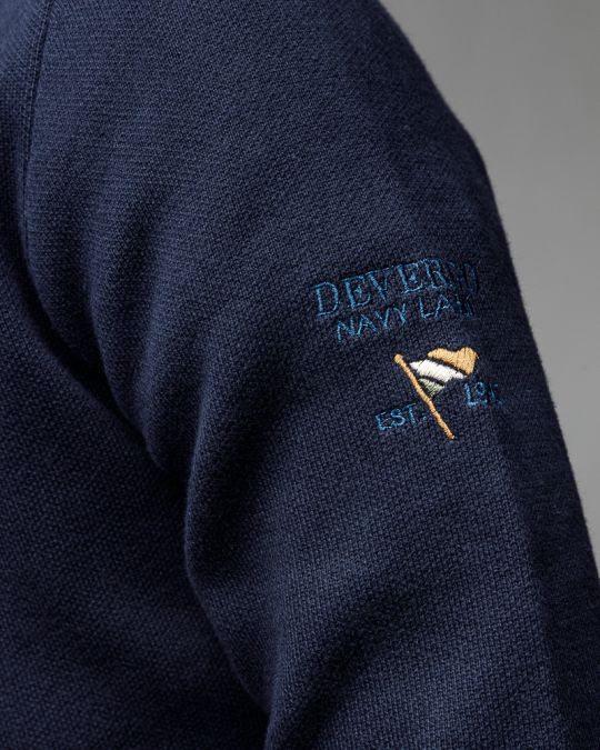 BLUE MEN'S KNITTED SWEATER 1D25FW6031LS1101