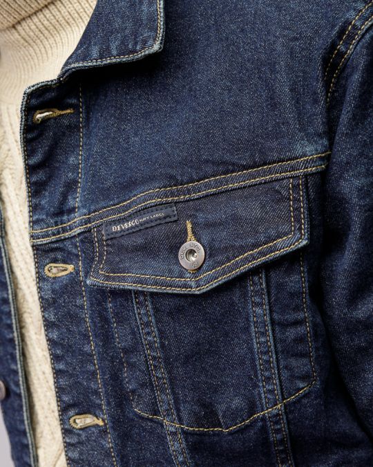 BLUE MEN'S DENIM JACKET 1D25FW7077KA6106