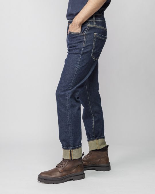 BLUE MEN'S SIDE POCKET PANTS 1D25FW1018LP6125