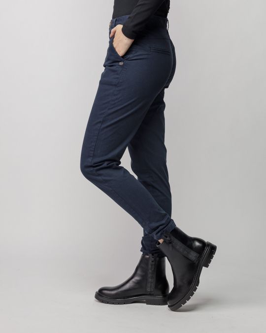 BLUE WOMEN'S CHINO PANTS 2D25FW1541LP6106