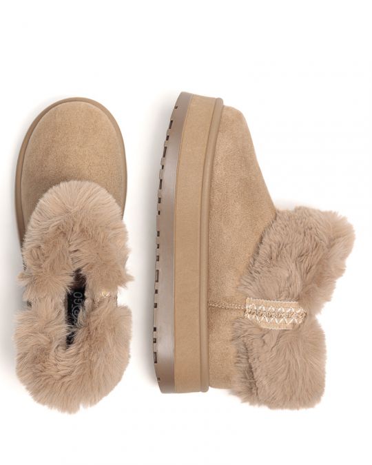 BEIGE WOMEN'S BOOTS - KEIRA DE25FW1507PU BF