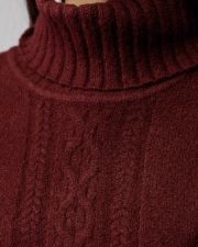 BORDEAUX WOMEN'S KNITTED SWEATER