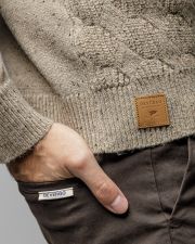 GREY MEN'S KNITTED SWEATER