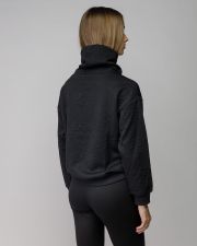 BLACK WOMEN'S JACQUARD SWEATER