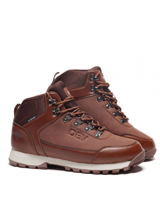 BROWN MEN'S BOOTS - HERCULES DE25FW1059PU RN