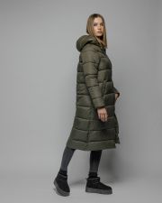 KHAKI WOMEN'S LONG WINTER COAT