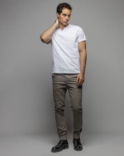 WHITE MEN'S SHORT SLEEVE T-SHIRT