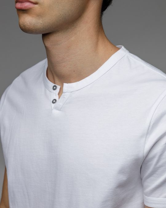 WHITE MEN'S SHORT SLEEVE T-SHIRT 1D25FW4038SS0104