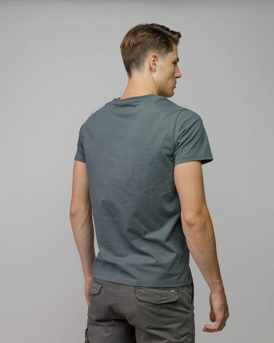 GREY MEN'S SHORT SLEEVE T-SHIRT 1D25FW4045SS0104