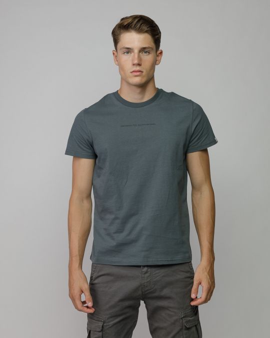 GREY MEN'S SHORT SLEEVE T-SHIRT 1D25FW4045SS0104