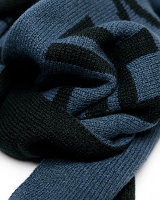 BLUE MEN'S KNITTED SCARF 1D25FW8032SC1101