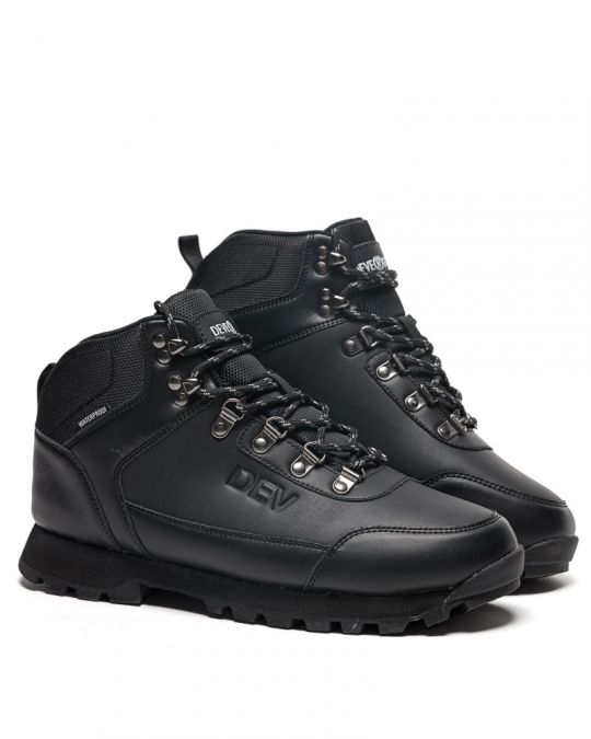 BLACK MEN'S BOOTS - HERCULES DE25FW1059PU RN