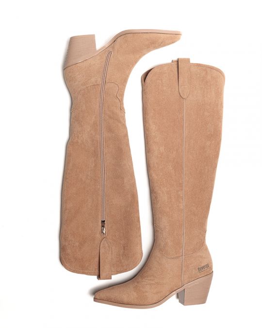 BEIGE WOMEN'S BOOTS - EMILIA DE25FW6551PU SC
