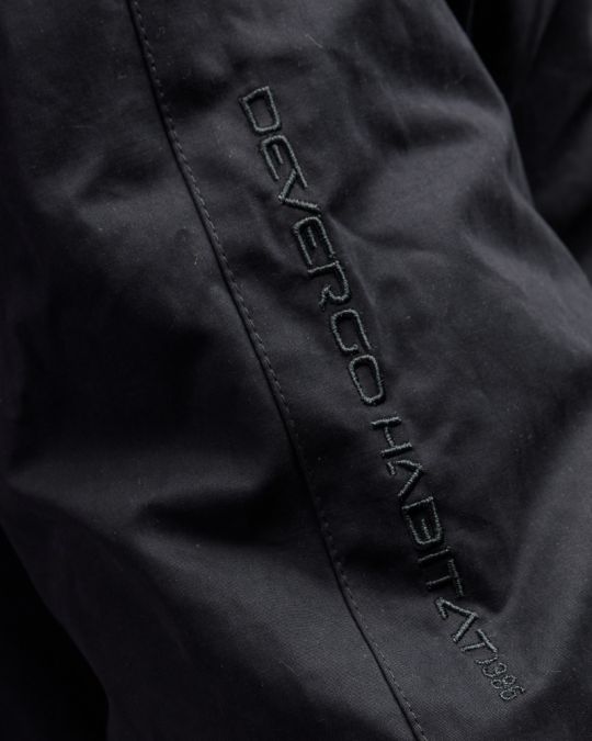 BLACK MEN'S LONG COAT 1D25FW3005KA1600