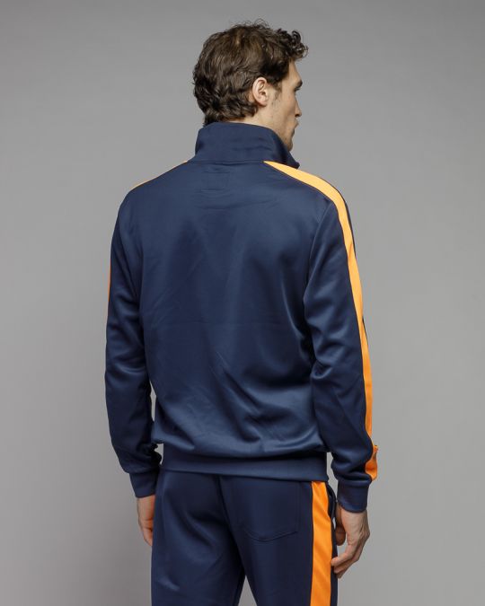 BLUE MEN'S ZIP SWEATER 1D25FW4087KA0701