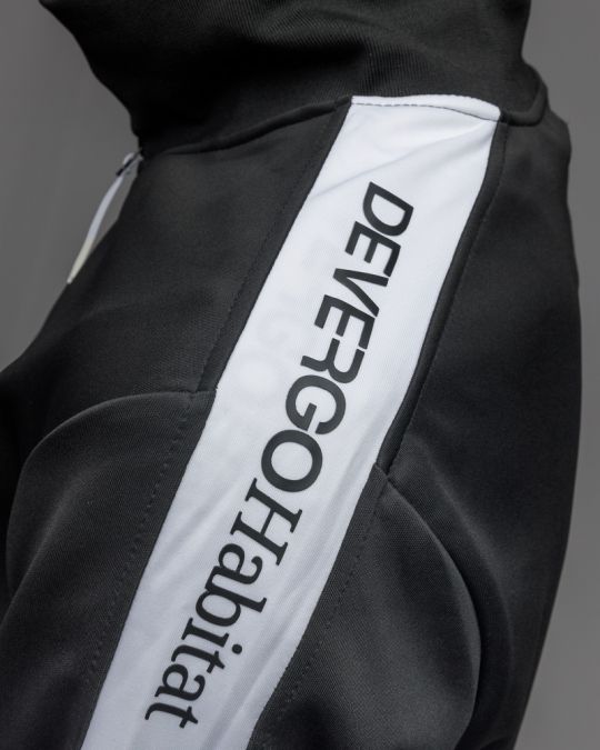 BLACK MEN'S ZIP SWEATER 1D25FW4087KA0701