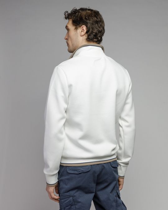 WHITE MEN'S SWEATER 1D25FW4096LS0701