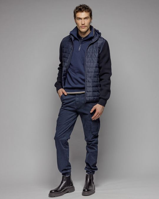 BLUE MEN'S SWEATER 1D25FW4096LS0701