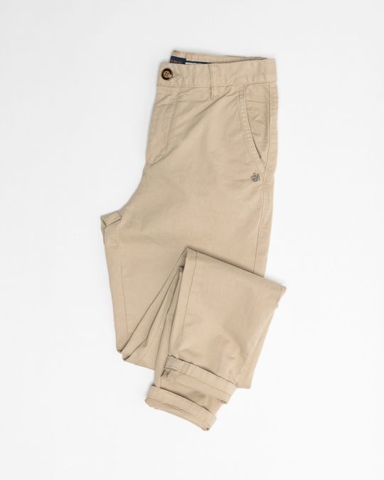 BEIGE WOMEN'S CHINO PANTS 2D25FW1541LP6106