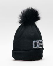 BLACK WOMEN'S KNITTED BEANIE