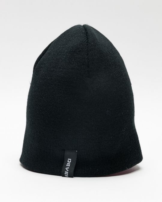 BLACK MEN'S KNITTED CAP 1D25FW8010HA1100