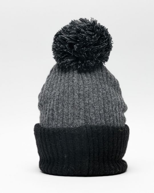 GREY MEN'S KNITTED CAP 1D25FW8013HA1100